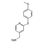 [2-(4-methoxyphenoxy)pyridin-4-yl]methanamine