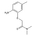 2-(2-amino-5-methylphenoxy)-N,N-dimethylacetamide