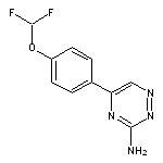 5-[4-(difluoromethoxy)phenyl]-1,2,4-triazin-3-amine