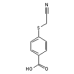 4-[(cyanomethyl)sulfanyl]benzoic acid