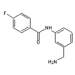 N-[3-(aminomethyl)phenyl]-4-fluorobenzamide