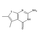 2-amino-5,6-dimethyl-3H,4H-thieno[2,3-d]pyrimidin-4-one