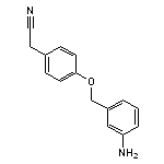 2-{4-[(3-aminophenyl)methoxy]phenyl}acetonitrile