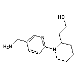 2-{1-[5-(aminomethyl)pyridin-2-yl]piperidin-2-yl}ethan-1-ol