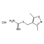 {[(3,5-dimethyl-1,2-oxazol-4-yl)methyl]sulfanyl}methanimidamide hydrochloride