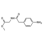 methyl 2-[1-(4-aminophenyl)acetamido]acetate