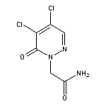 2-(4,5-dichloro-6-oxo-1,6-dihydropyridazin-1-yl)acetamide