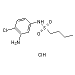 N-(3-amino-4-chlorophenyl)butane-1-sulfonamide hydrochloride