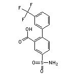 5-sulfamoyl-2-[3-(trifluoromethyl)phenyl]benzoic acid