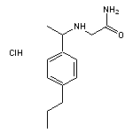 2-{[1-(4-propylphenyl)ethyl]amino}acetamide hydrochloride