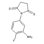 1-(3-amino-4-fluorophenyl)pyrrolidine-2,5-dione