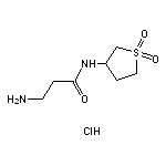 3-amino-N-(1,1-dioxidotetrahydrothien-3-yl)propanamide hydrochloride