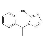 4-(1-phenylethyl)-4H-1,2,4-triazole-3-thiol