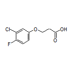 3-(3-chloro-4-fluorophenoxy)propanoic acid