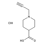 1-(prop-2-yn-1-yl)piperidine-4-carboxylic acid hydrochloride