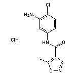 N-(3-amino-4-chlorophenyl)-5-methyl-1,2-oxazole-4-carboxamide hydrochloride