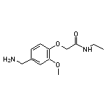 2-[4-(aminomethyl)-2-methoxyphenoxy]-N-ethylacetamide