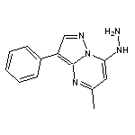 7-hydrazino-5-methyl-3-phenylpyrazolo[1,5-a]pyrimidine