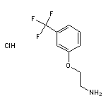 1-(2-aminoethoxy)-3-(trifluoromethyl)benzene hydrochloride