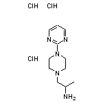 1-[4-(pyrimidin-2-yl)piperazin-1-yl]propan-2-amine trihydrochloride