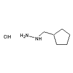 1-(cyclopentylmethyl)hydrazine hydrochloride