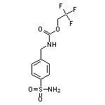 2,2,2-trifluoroethyl N-[(4-sulfamoylphenyl)methyl]carbamate