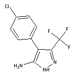 4-(4-chlorophenyl)-3-(trifluoromethyl)-1H-pyrazol-5-amine