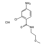 4-amino-2-chloro-N-(2-methoxyethyl)benzamide hydrochloride