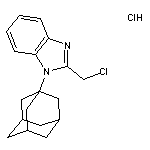 1-(adamantan-1-yl)-2-(chloromethyl)-1H-1,3-benzodiazole hydrochloride