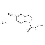 ethyl 5-amino-2,3-dihydro-1H-indole-1-carboxylate hydrochloride