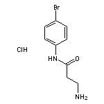 3-amino-N-(4-bromophenyl)propanamide hydrochloride