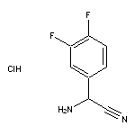 2-amino-2-(3,4-difluorophenyl)acetonitrile hydrochloride