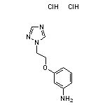 3-[2-(1H-1,2,4-triazol-1-yl)ethoxy]aniline dihydrochloride