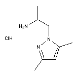 1-(3,5-dimethyl-1H-pyrazol-1-yl)propan-2-amine hydrochloride