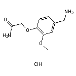 2-[4-(aminomethyl)-2-methoxyphenoxy]acetamide hydrochloride