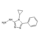 4-cyclopropyl-3-hydrazino-5-phenyl-4H-1,2,4-triazole