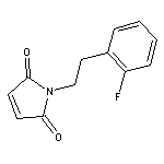 1-[2-(2-fluorophenyl)ethyl]-2,5-dihydro-1H-pyrrole-2,5-dione