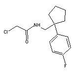 2-chloro-N-{[1-(4-fluorophenyl)cyclopentyl]methyl}acetamide