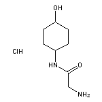 2-amino-N-(4-hydroxycyclohexyl)acetamide hydrochloride