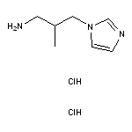 3-(1H-imidazol-1-yl)-2-methylpropan-1-amine dihydrochloride