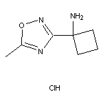 1-(5-methyl-1,2,4-oxadiazol-3-yl)cyclobutanamine hydrochloride