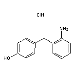 4-[(2-aminophenyl)methyl]phenol hydrochloride