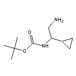 tert-butyl N-(2-amino-1-cyclopropylethyl)carbamate