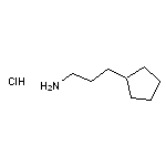 3-cyclopentylpropan-1-amine hydrochloride