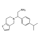 2-(6,7-dihydrothieno[3,2-c]pyridin-5(4H)-yl)-2-(4-isopropylphenyl)ethanamine