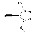 3-hydroxy-5-(methylsulfanyl)-1,2-thiazole-4-carbonitrile