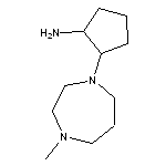 2-(4-methyl-1,4-diazepan-1-yl)cyclopentan-1-amine