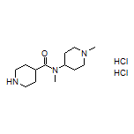 N-Methyl-N-(1-methyl-4-piperidyl)piperidine-4-carboxamide Dihydrochloride