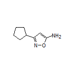 5-Amino-3-cyclopentylisoxazole