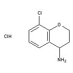 8-chloro-3,4-dihydro-2H-1-benzopyran-4-amine hydrochloride